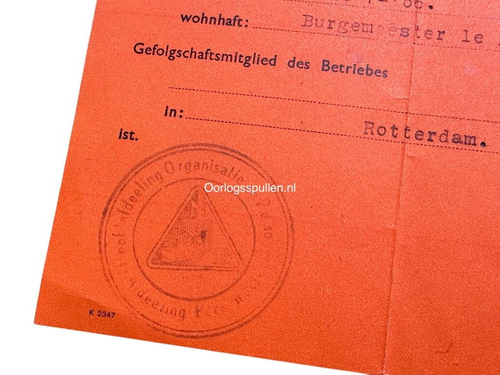 Original WWII Dutch NSB set from Hillegersberg