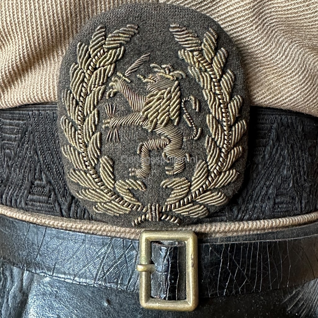 Original Dutch KNIL officers visor cap