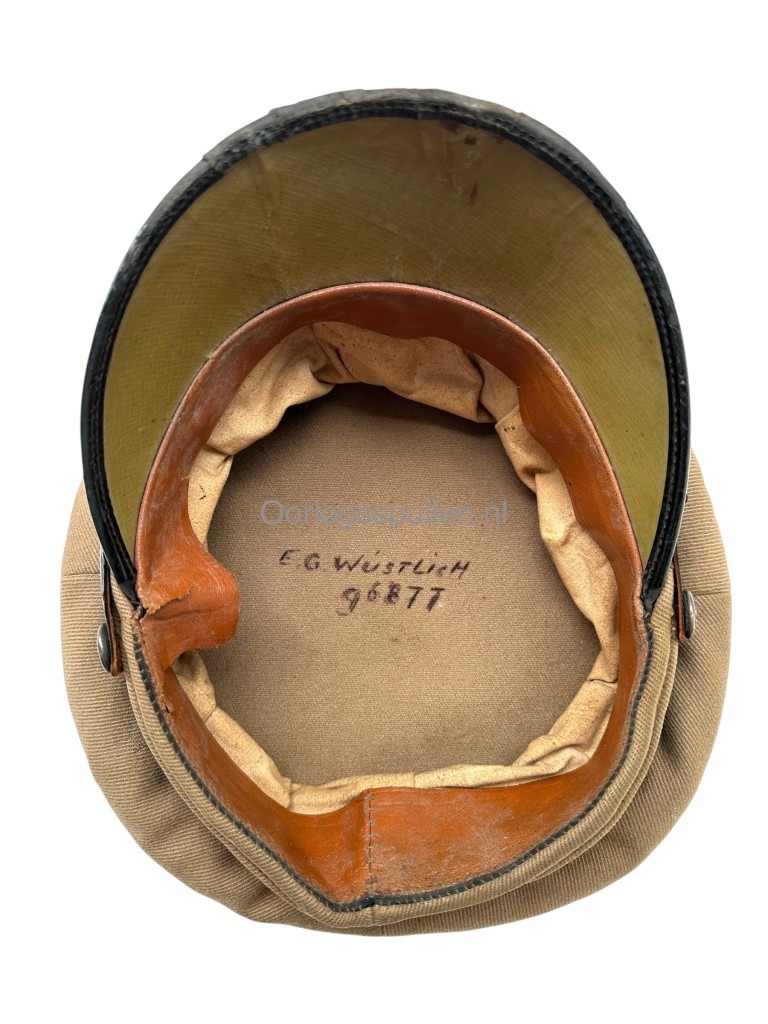 Original Dutch KNIL officers visor cap