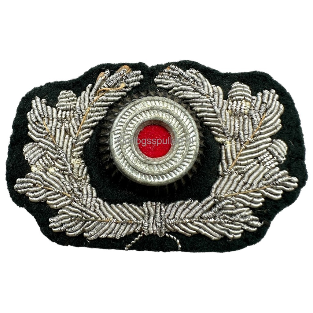 Original WWII German WH Heer visor cap cockade in bullion