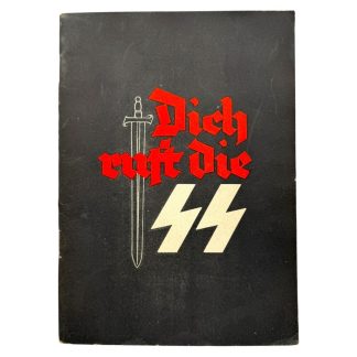 Original WWII German Waffen-SS brochure 'Dich ruft die SS'