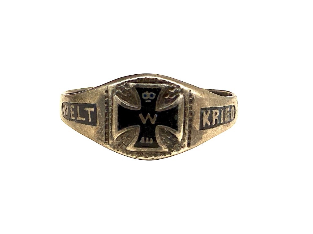 Original WWI German ring - World War One - Iron Cross ring - Welt Krieg