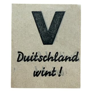 Original WWII Dutch NSB Victory – Germany Wins! Flyer