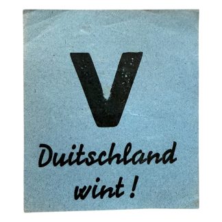 Original WWII Dutch NSB Victory – Germany Wins! Flyer