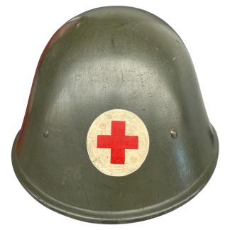 Original WWII Dutch Red Cross helmet