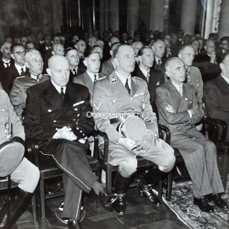 Original WWII Dutch SS photo Rauter/Seyss-Inquart/Schumann