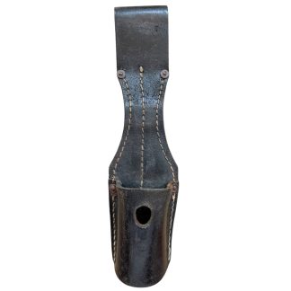 Original WWII German Mauser K98 leather bayonet frog - militaria - Wehrmacht - KVZ 1943