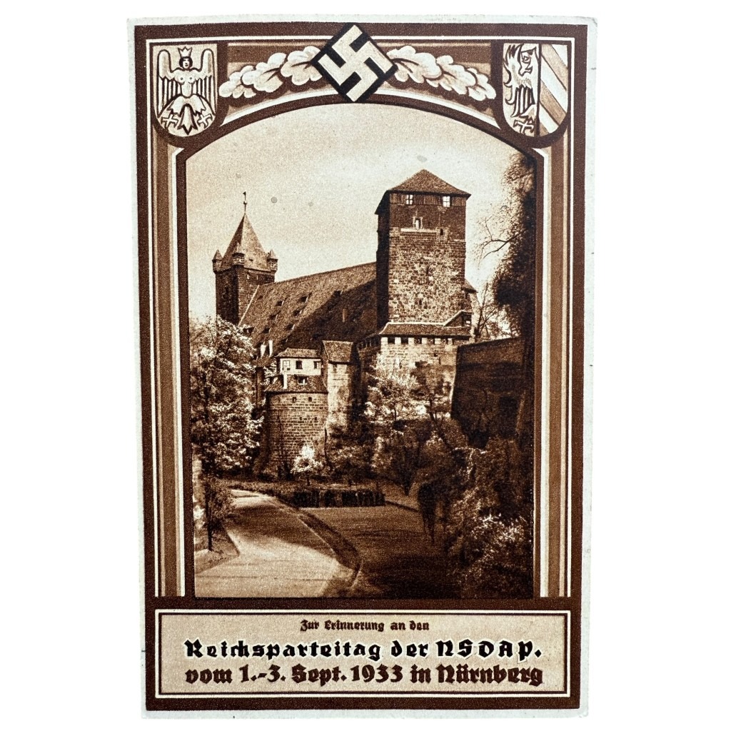 Original WWII German postcard Reichsparteitag 1933