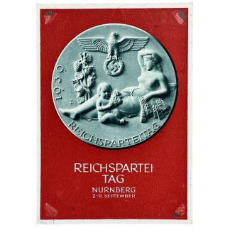 Original WWII German postcard Reichsparteitag Nürnberg 1939