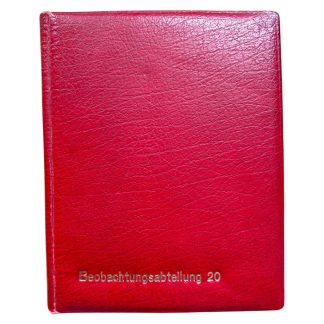 Original WWII German photo album Beobachtungsabteilung 20 - Germany & Sudetenland