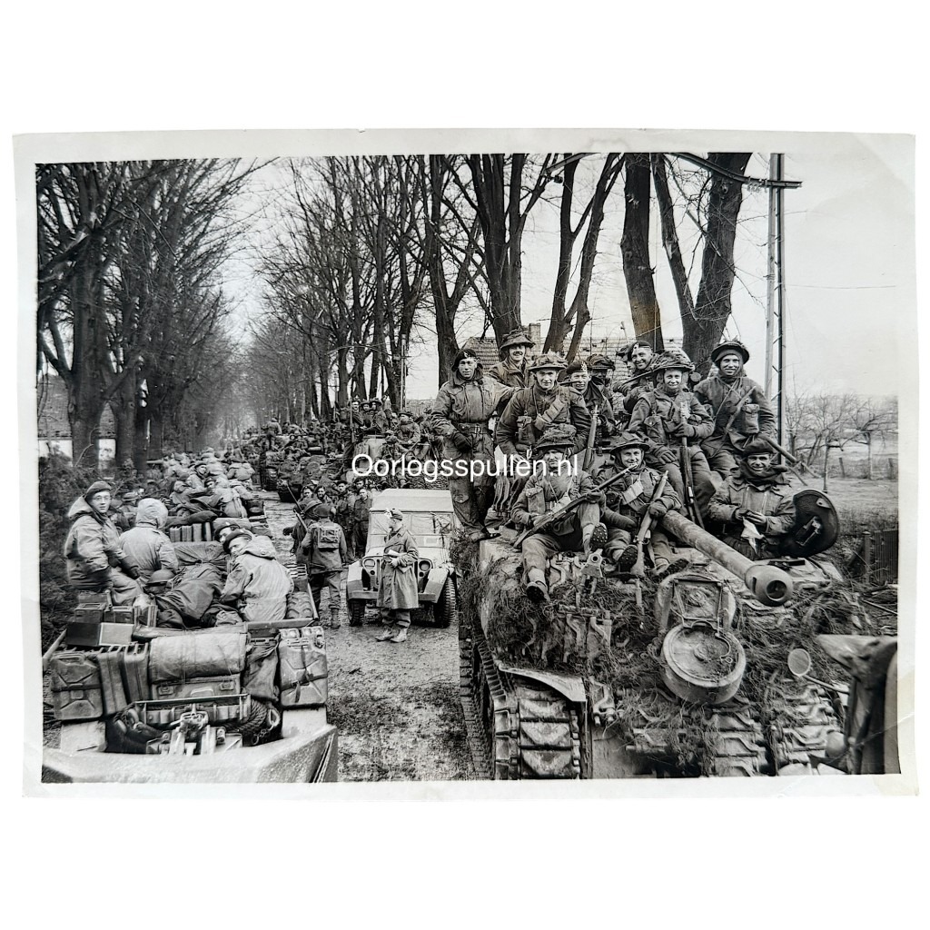 Original WWII British Operation Veritable photo - Image 2