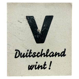 Original WWII Dutch NSB Victory – Germany Wins! Flyer