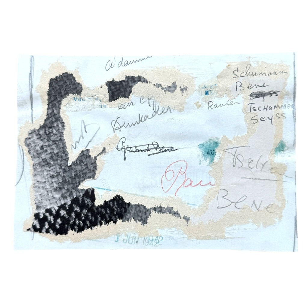 Original WWII Dutch SS photo Rauter/Seyss-Inquart/Schumann - Image 3