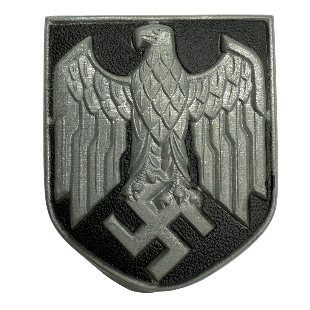 Original WWII German WH tropical pith helmet shields