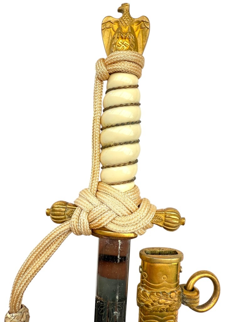 Original WWII German Kriegsmarine officers dagger with portepee - Paul Weyersberg Solingen - Image 14