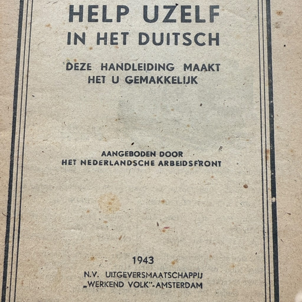 Original WWII Dutch-German N.A.F. manual - Image 2