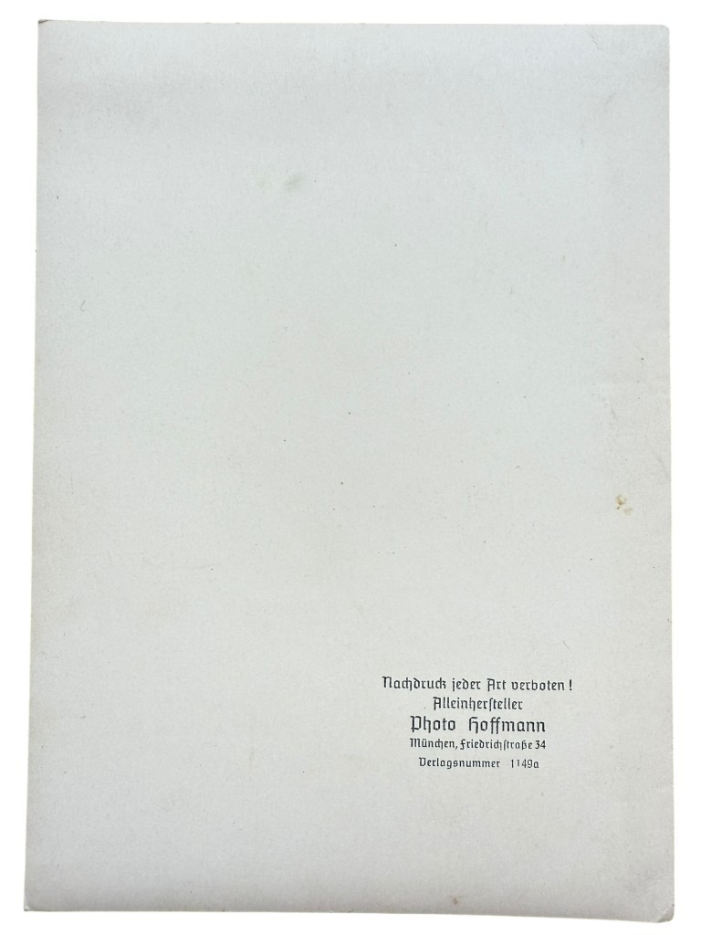 Original WWII German Adolf Hitler photo by Hoffmann - Image 3