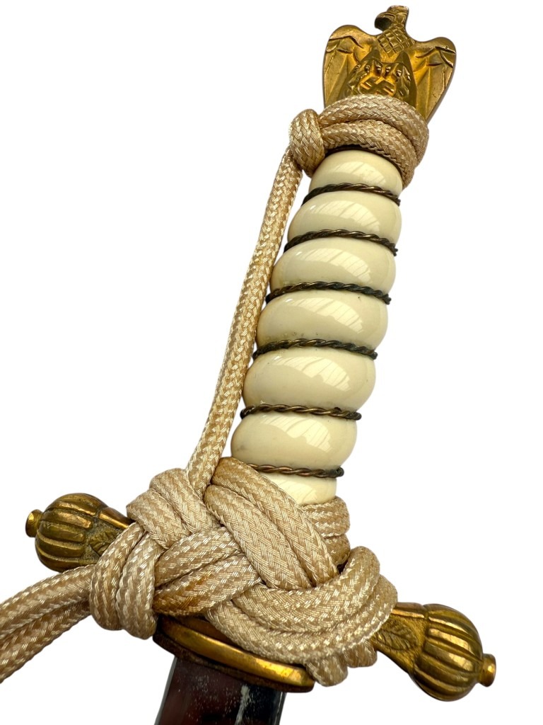 Original WWII German Kriegsmarine officers dagger with portepee - Paul Weyersberg Solingen - Image 4