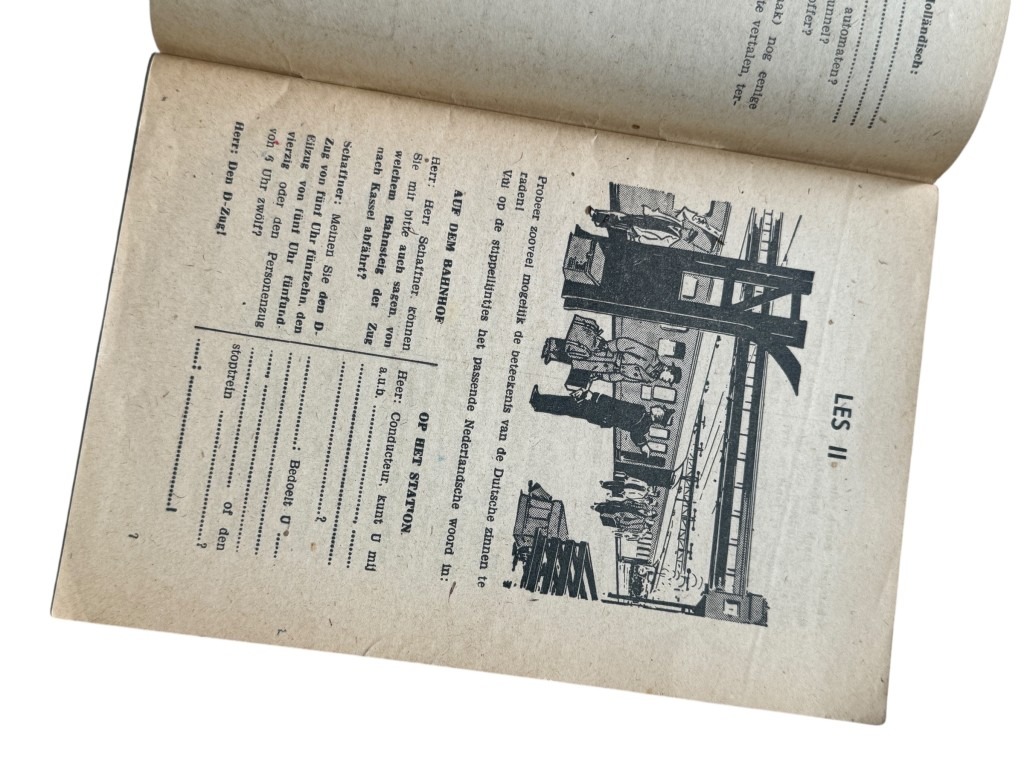 Original WWII Dutch-German N.A.F. manual - Image 7