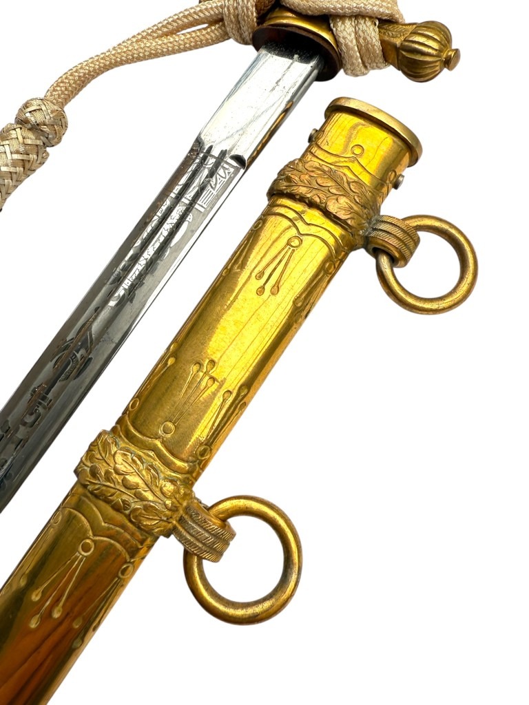 Original WWII German Kriegsmarine officers dagger with portepee - Paul Weyersberg Solingen - Image 7