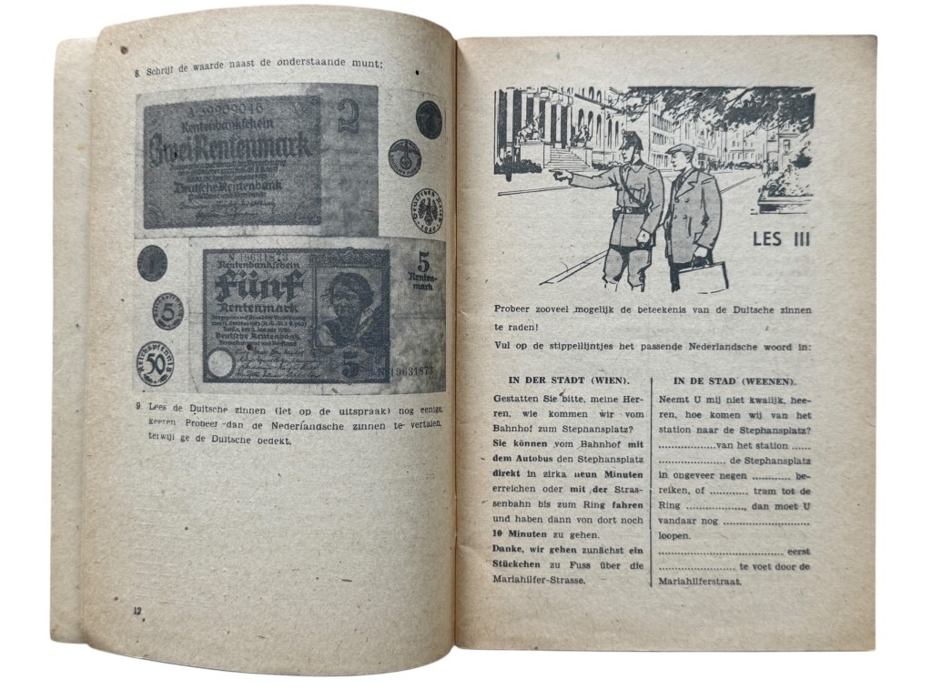 Original WWII Dutch-German N.A.F. manual - Image 6