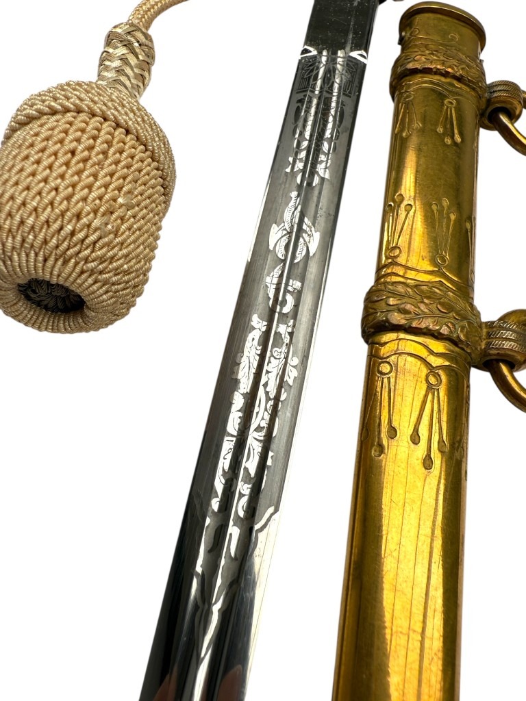 Original WWII German Kriegsmarine officers dagger with portepee - Paul Weyersberg Solingen - Image 9