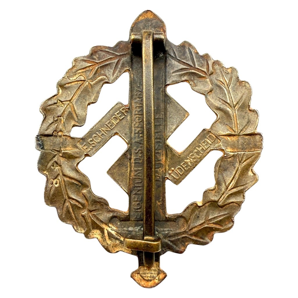Reverse of the German SA-Sportabzeichen in bronze.