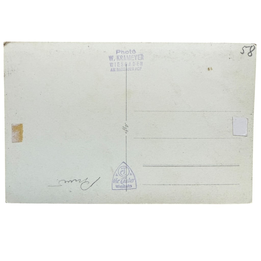 Original WWII German postcard Adolf Hitler in car - Image 2