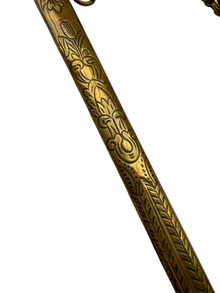 Original Pre 1940 Dutch Navy M1880 officers dagger - Image 11