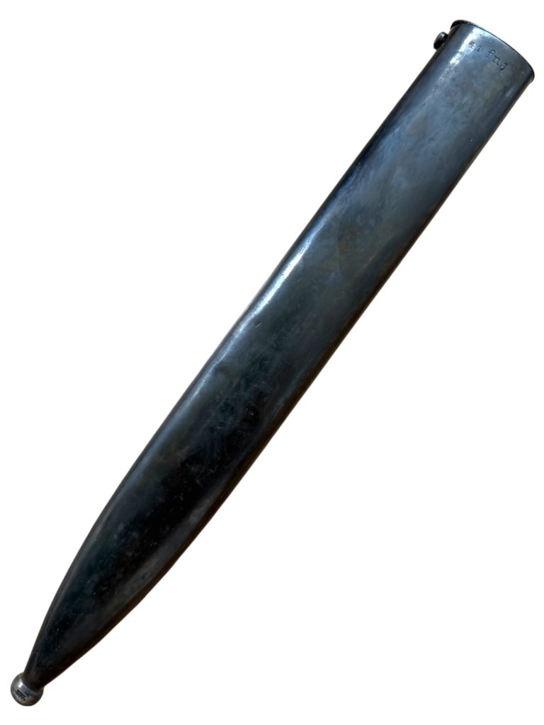 Original WWII German Mauser K98 bayonet scabbard 41 FNJ - Image 5