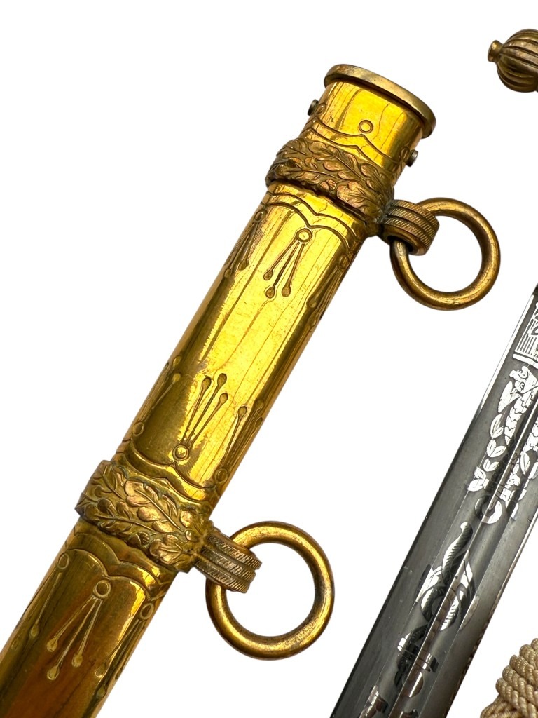 Original WWII German Kriegsmarine officers dagger with portepee - Paul Weyersberg Solingen - Image 11