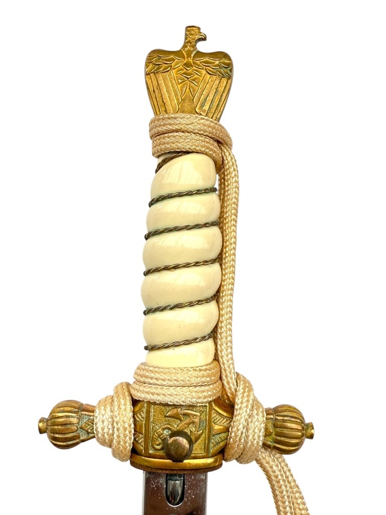 Original WWII German Kriegsmarine officers dagger with portepee - Paul Weyersberg Solingen - Image 13