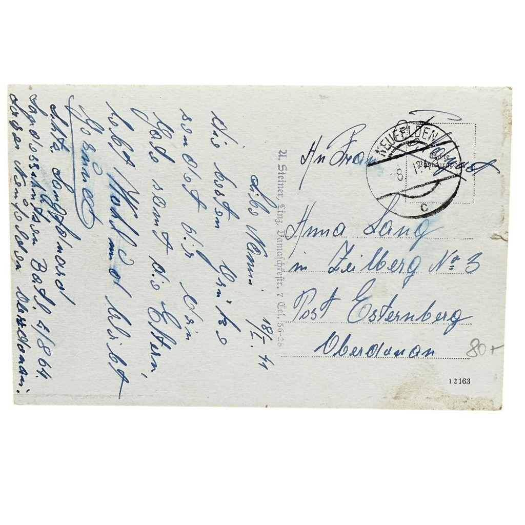 Original WWII German postcard soldiers - Image 2