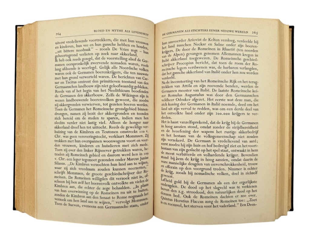Original WWII Dutch collaboration book 'Bloed en Mythe' - Image 6
