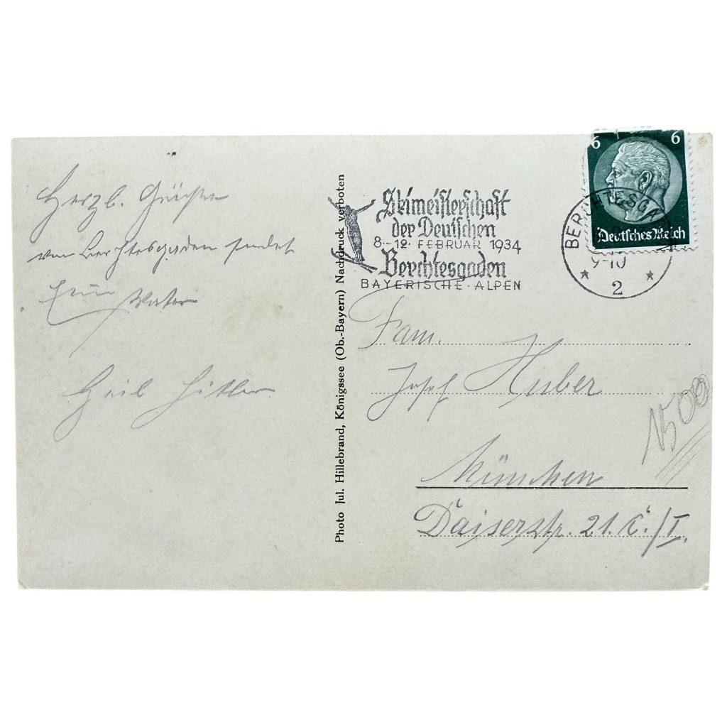 Original WWII German postcard Adolf Hitler - Image 2