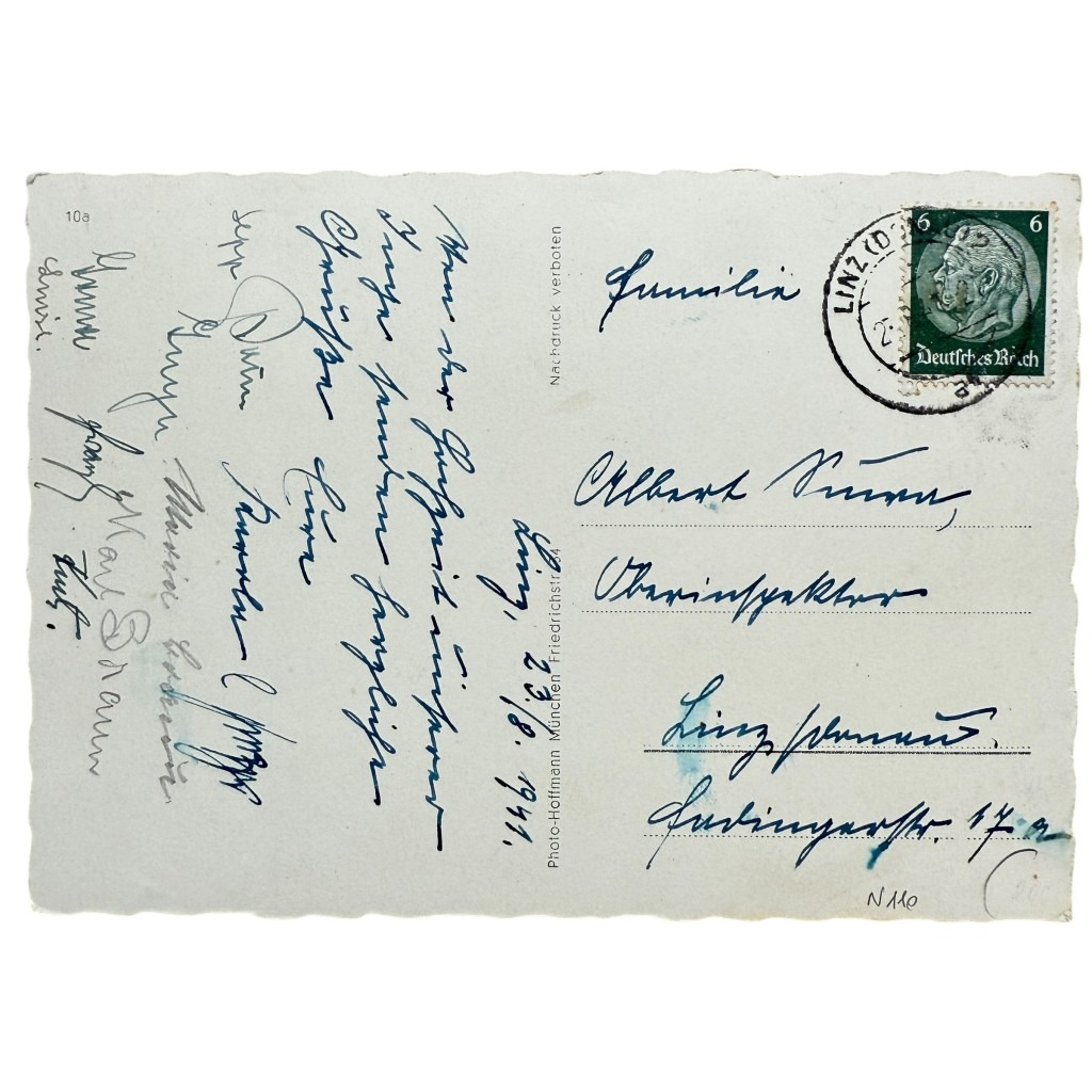 Original WWII German postcard Adolf Hitler - Image 2