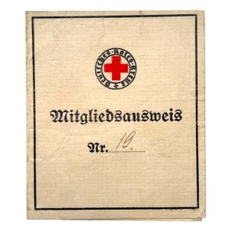 Original WWII German DRK Mitgliedsausweis
