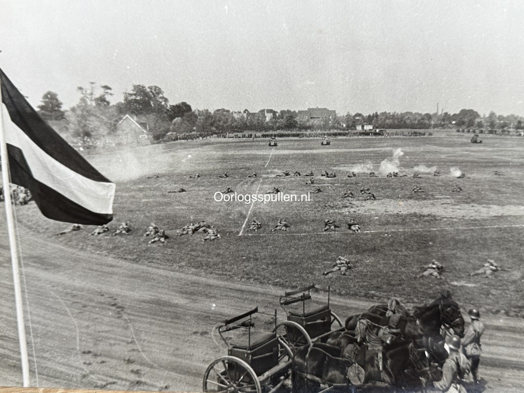 Original Pre 1940 Dutch army photo grouping Rotterdam (large size photos) - Image 18