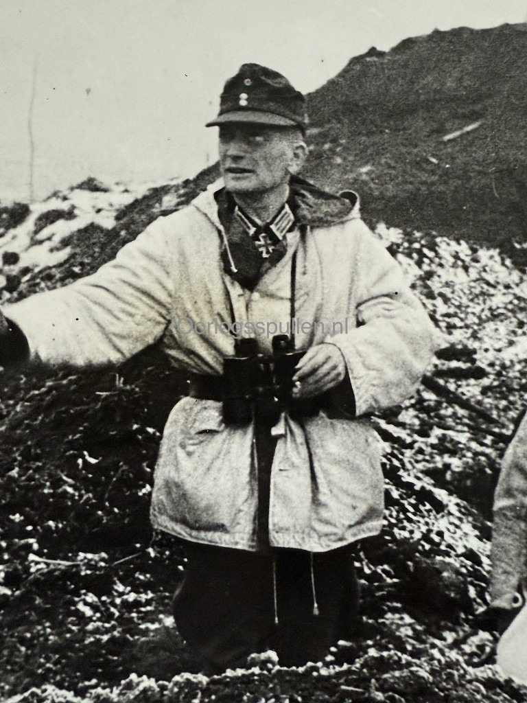 Original WWII German Gebirgsjäger Eichlaubträger Oberst v.d. Goltz photo