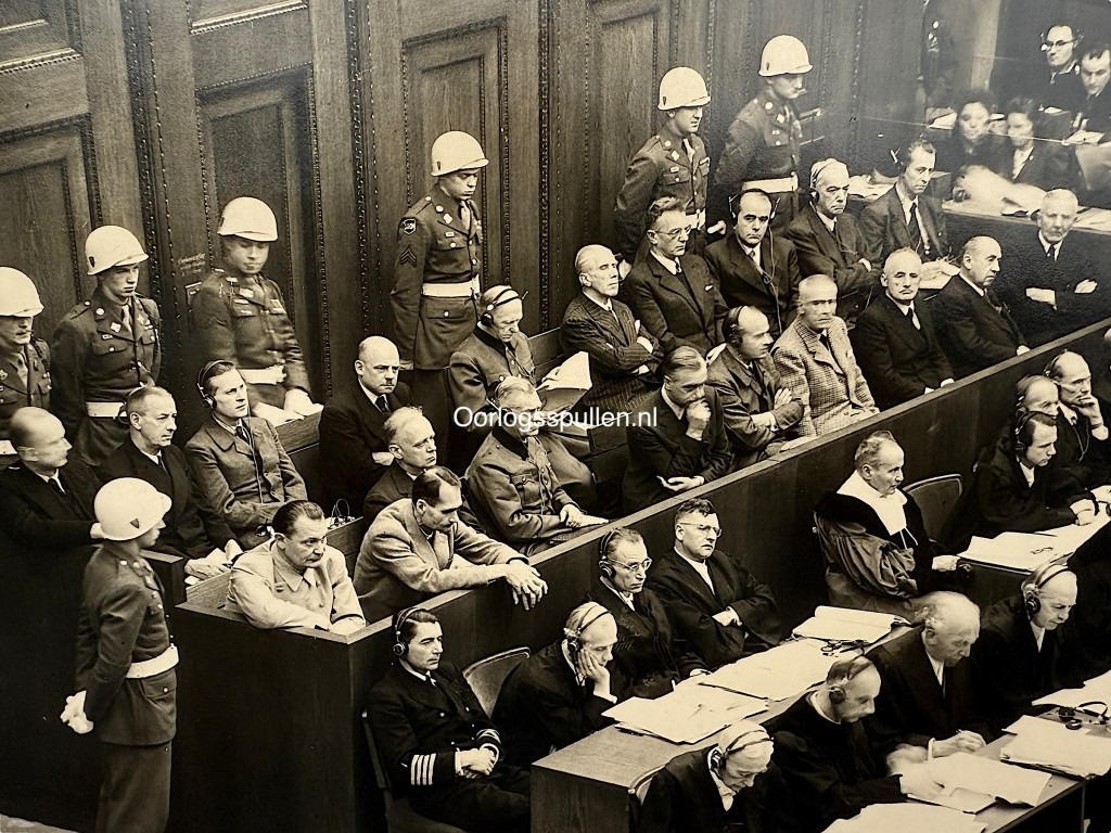 Original British Nuremberg trials photo 1945