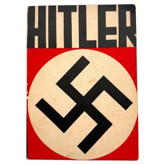 Original 1936 Dutch book 'Hitler – Zijn wording en wezen' by Wenzel Frankemölle