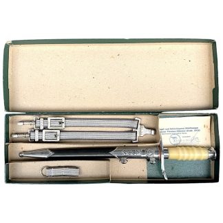 Original Cold War era NVA officers dagger with hanger in carton box