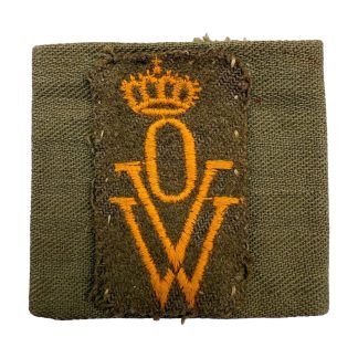 Original Dutch KNIL (1945-1949) OVW cloth insignia