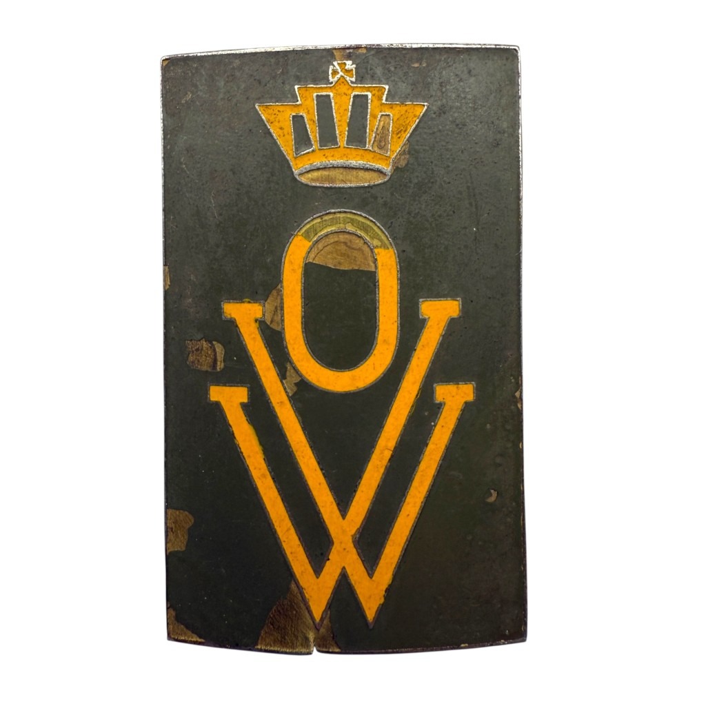 Original KNIL (1945-1949) OVW metal insignia