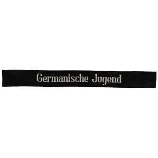 Original WWII Dutch Hiterjugend ‘Germanische Jugend’ cuff title