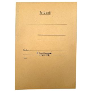 Original WWII Dutch Waffen-SS unused Feldpost letter SS-Ausbildungslager Avegoor