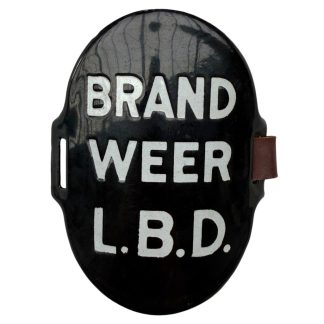 Original WWII Dutch ‘Luchtbeschermingsdienst’ arm shield Brandweer