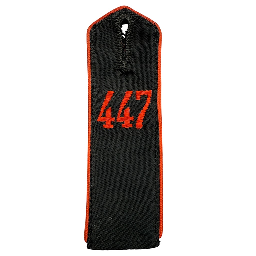 Original WWII German Hitlerjugend Bann 447 Wolfenbüttel shoulder board