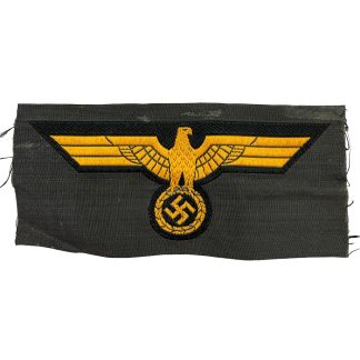 Original WWII German 'Küstenartillerie' breast eagle bevo