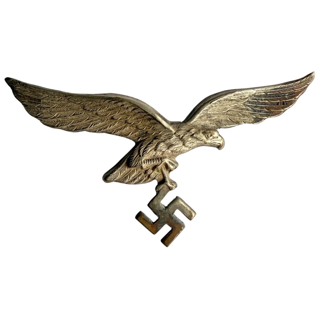 Original WWII German Luftwaffe metal summer breast eagle